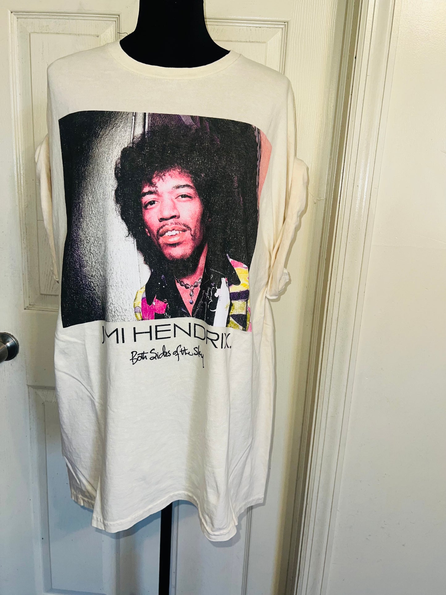 Jimi Hendrix Oversized Distressed Tee