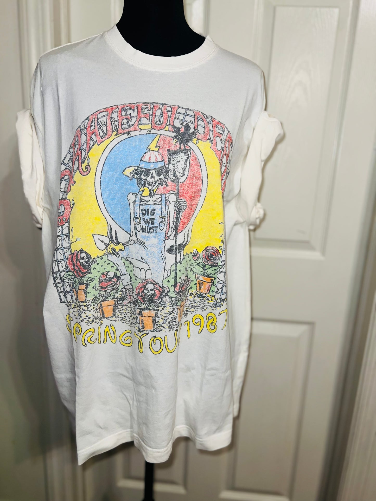 Grateful Dead Oversized Distressed Tee