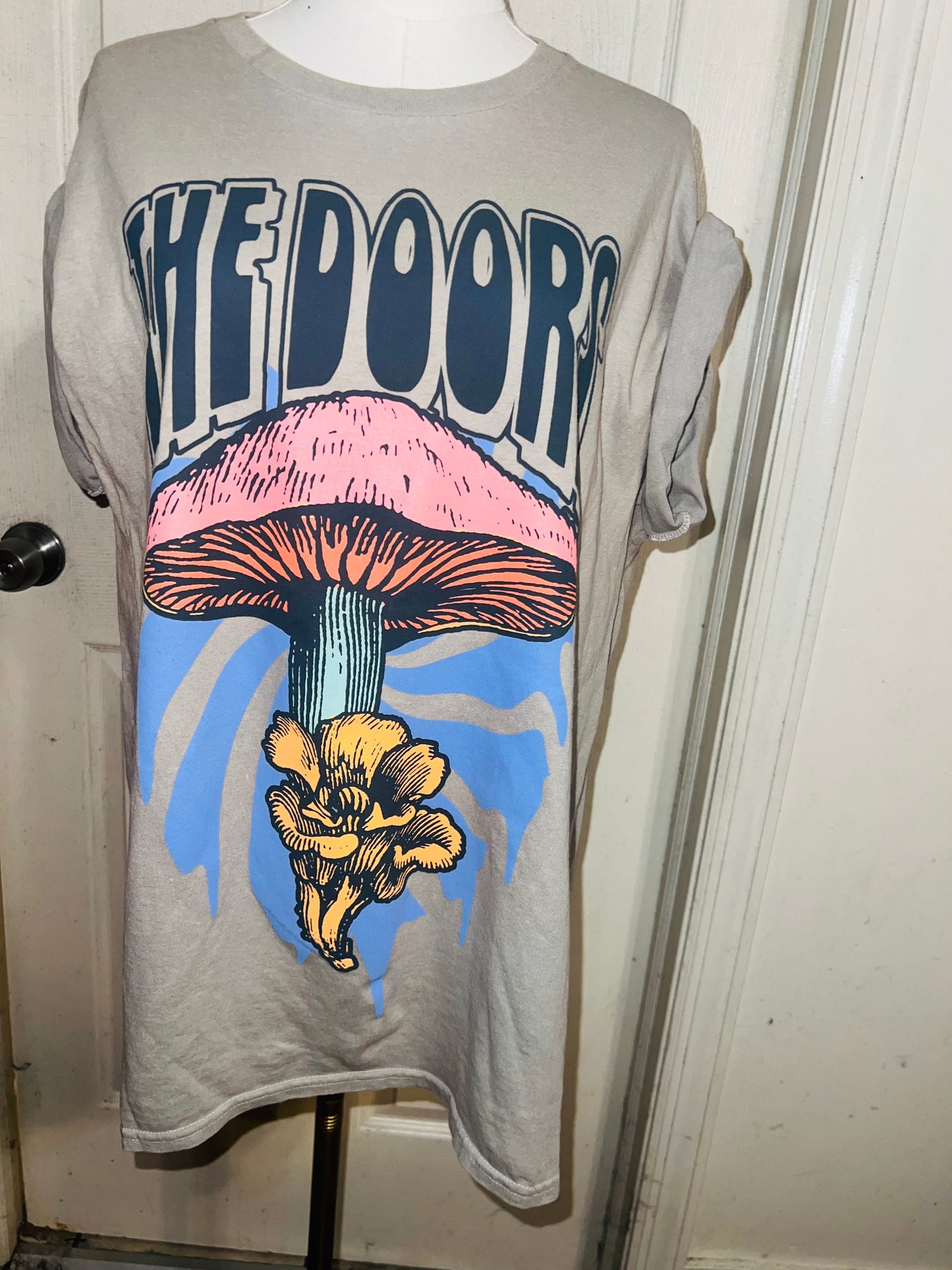 The Doors Double Sided Oversized Distressed Tee