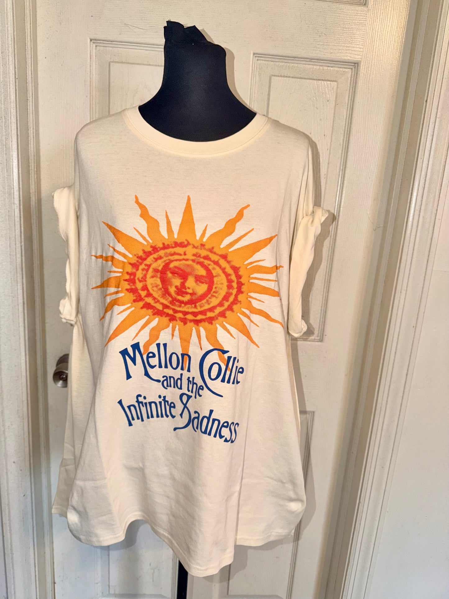 The Smashing Pumpkins Oversized Distressed Tee