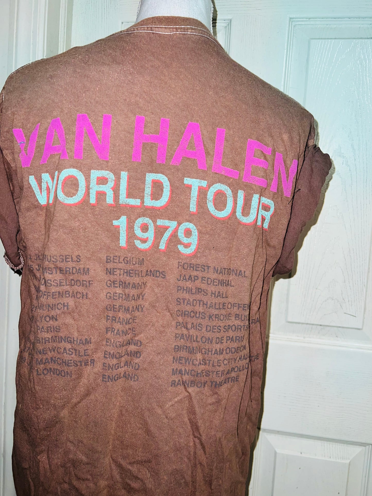 Van Halen 1979 Oversized Distressed Tee