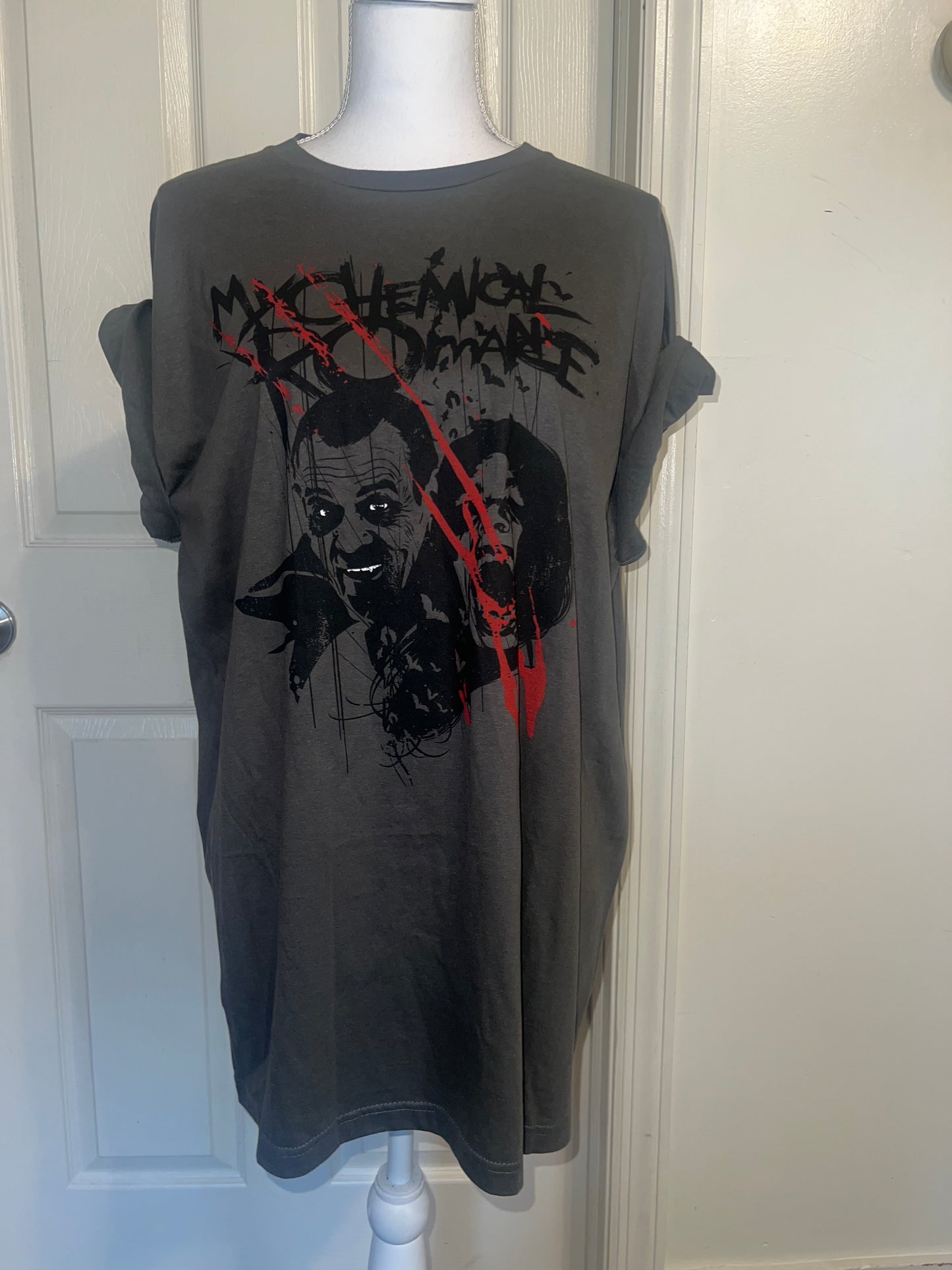 My Chemical Romance Oversized Distressed Tee