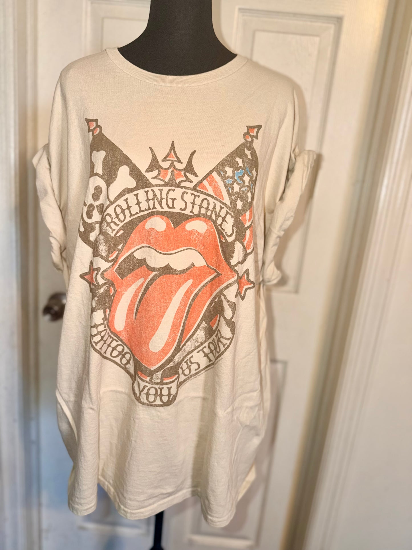 The Rolling Stones Oversized Distressed Tee