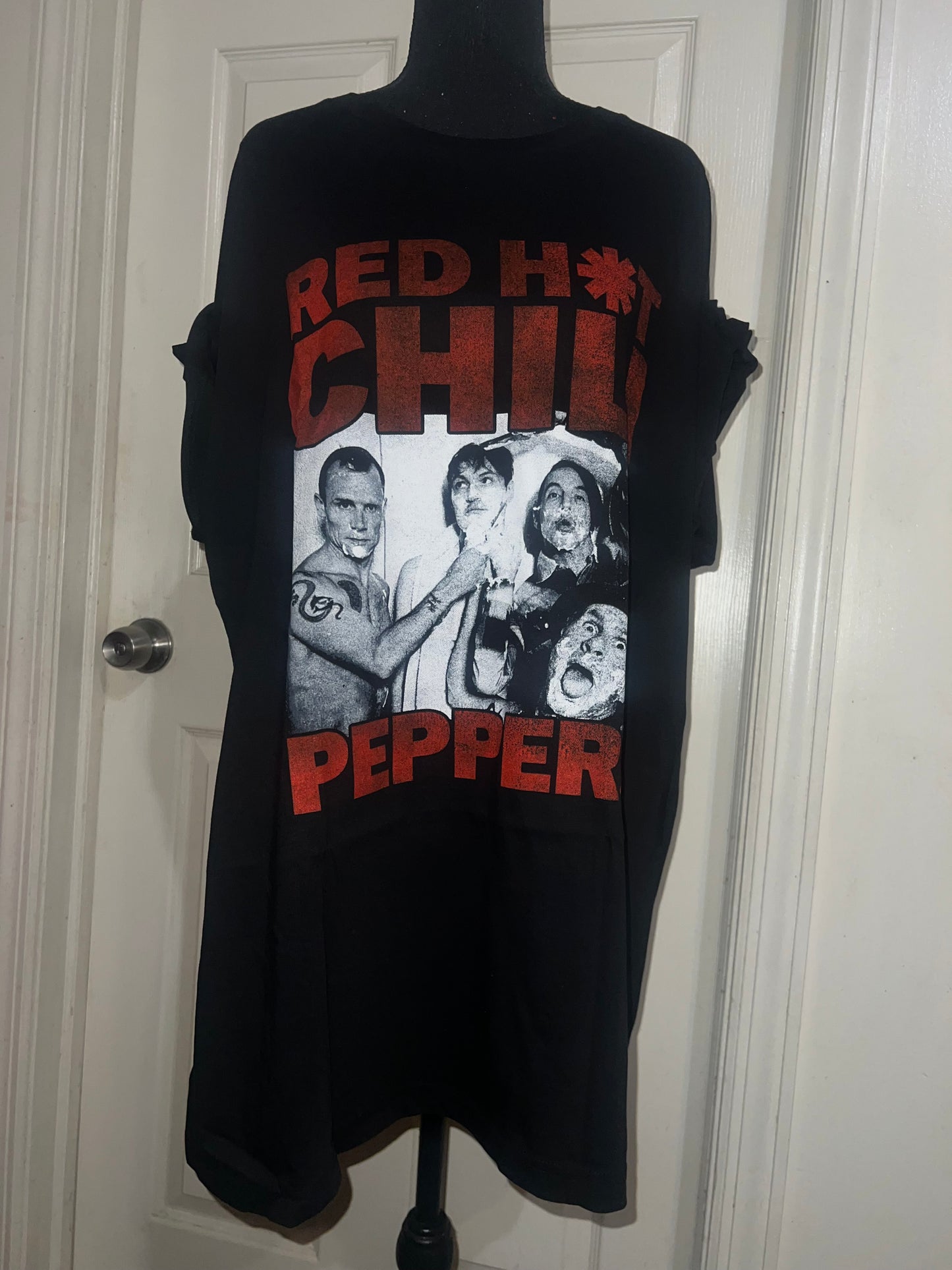 Red Hot Chili Peppers Oversized Distressed Tee