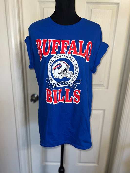 Buffalo Bills Oversized Distressed Tee