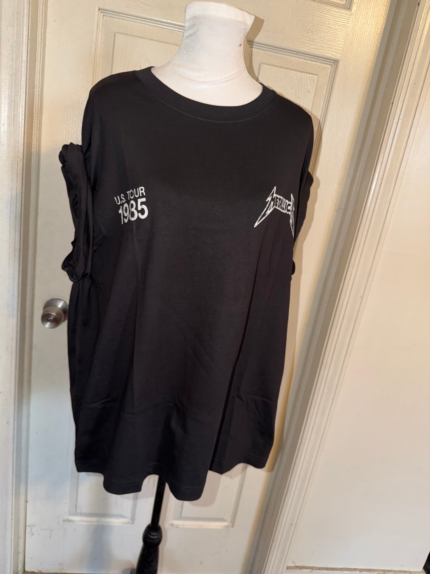 Metallica Double Sided Oversized Distressed Tee
