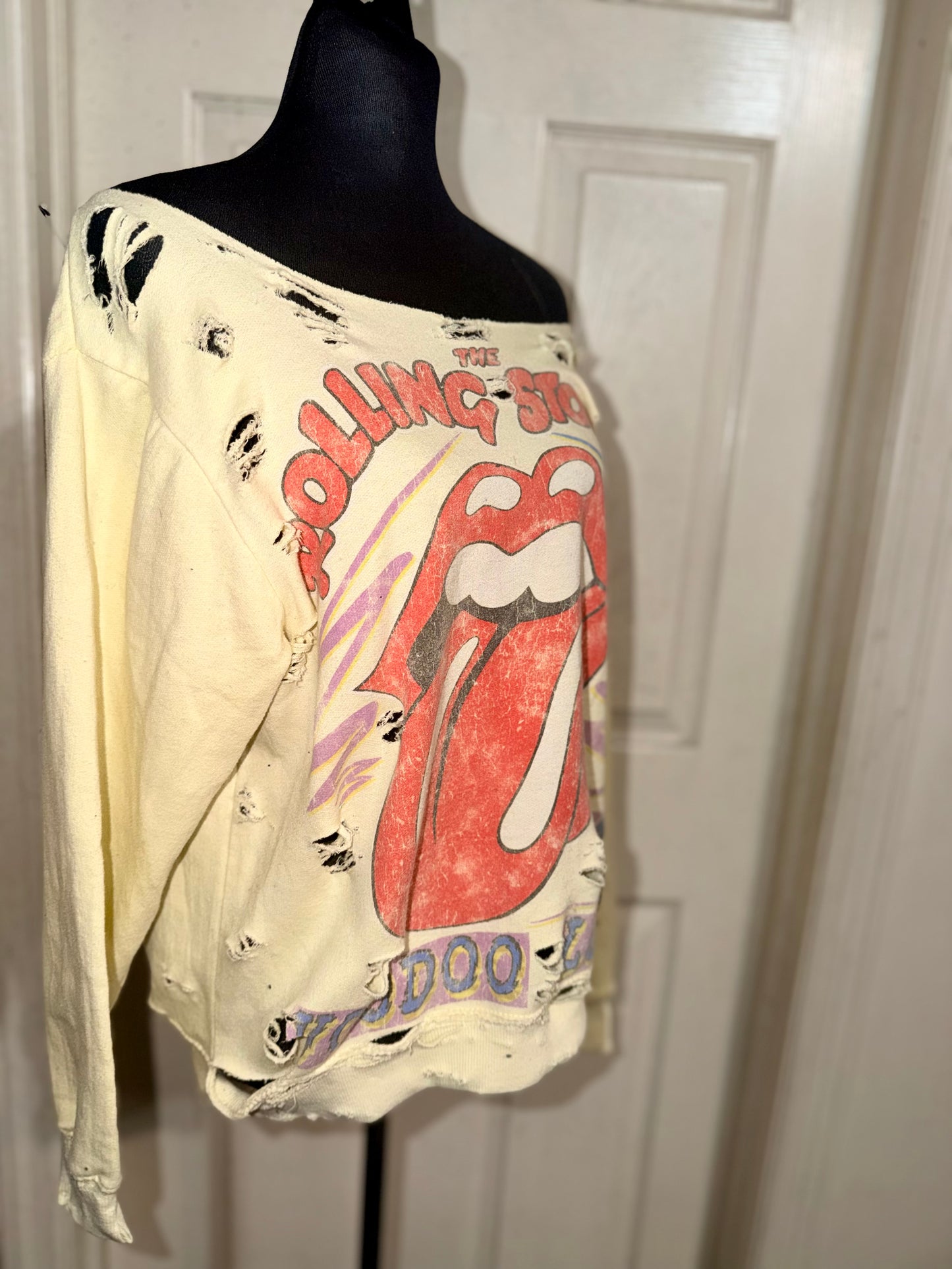 The Rolling Stones Distressed Sweatshirt