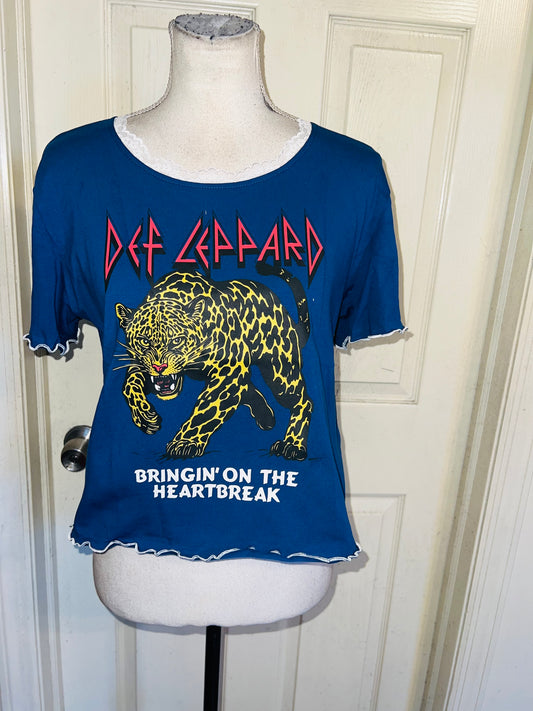 Def Leppard Distressed Baby Tee