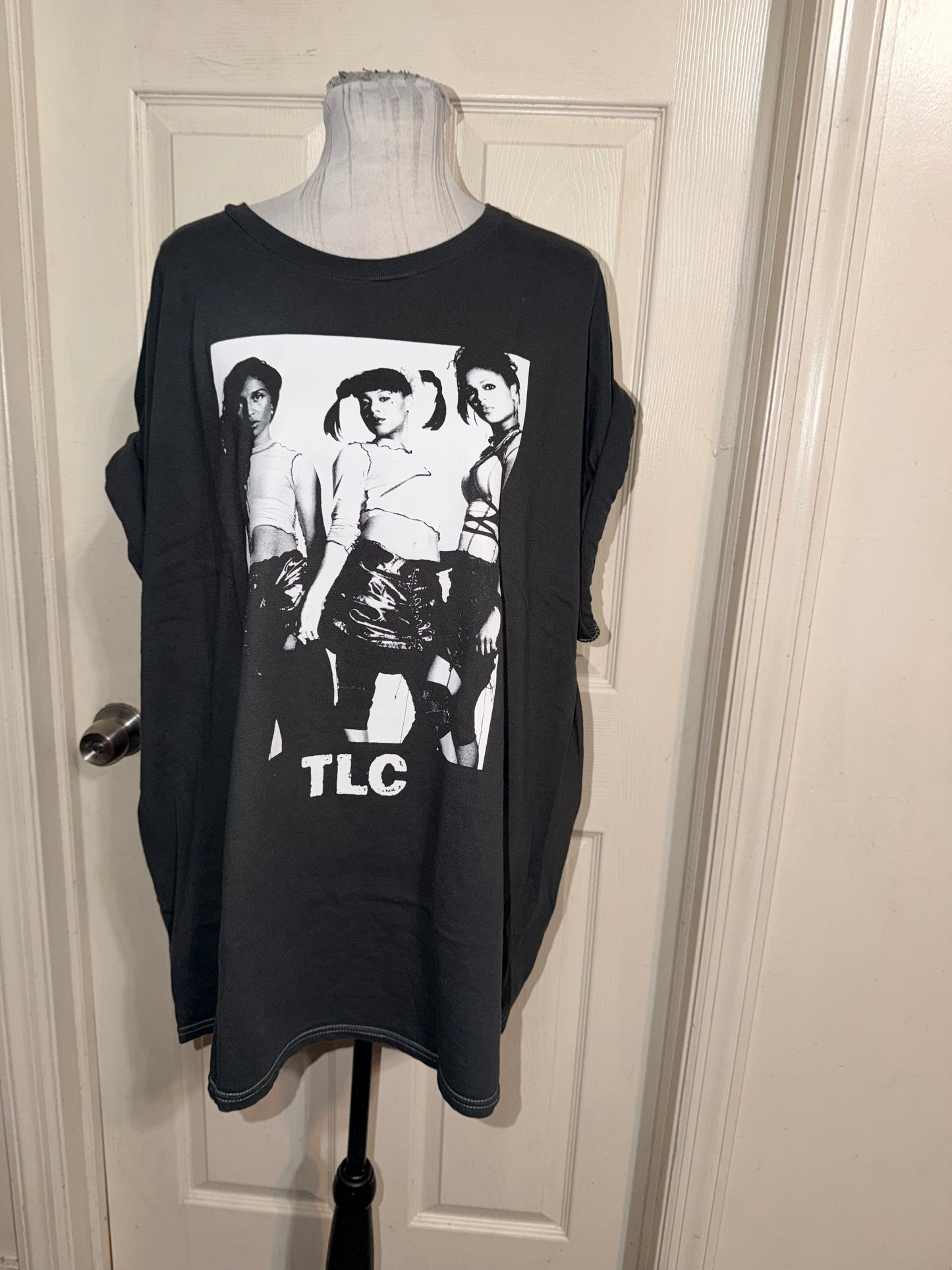 TLC Oversized Distressed Tee
