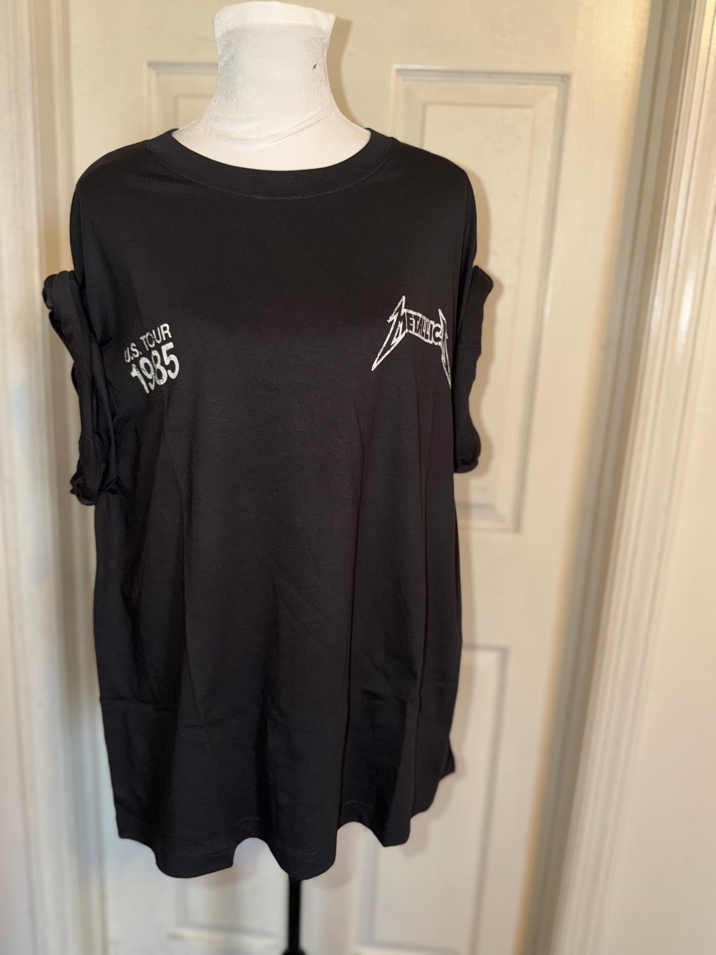 Metallica Double Sided Oversized Distressed Tee
