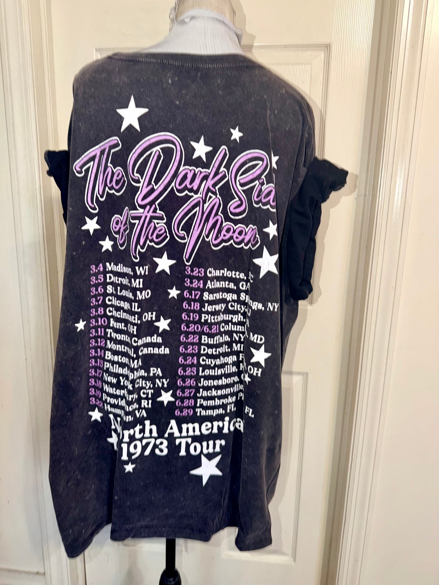 Pink Floyd Double Sided Oversized Distressed Tee