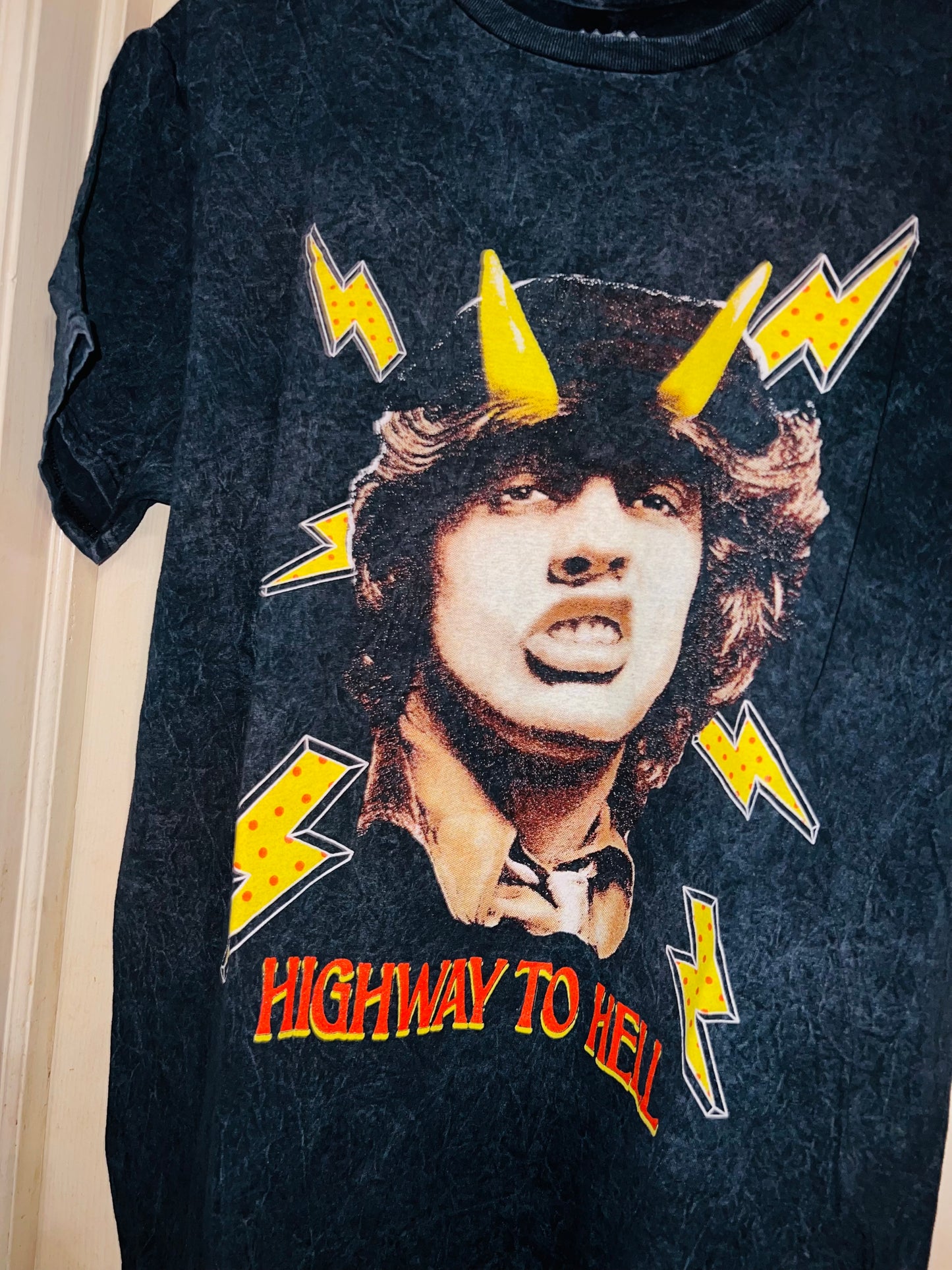 AC/DC Angus Young Highway to Hell Oversized Tee