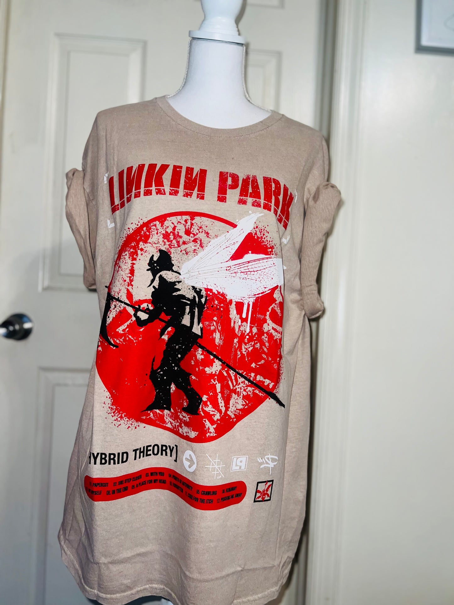 Linkin Park Oversized Distressed Tee