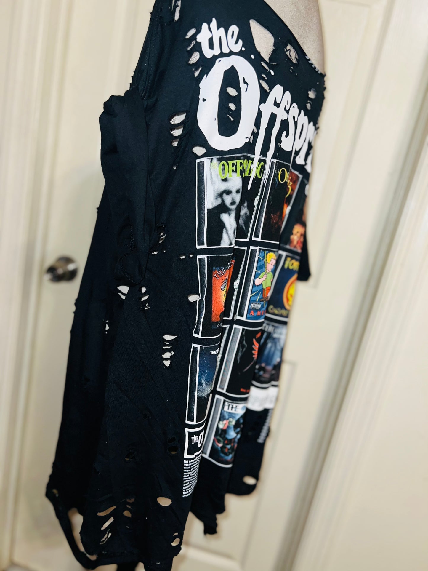 The Offspring Double Sided Oversized Distressed Tee