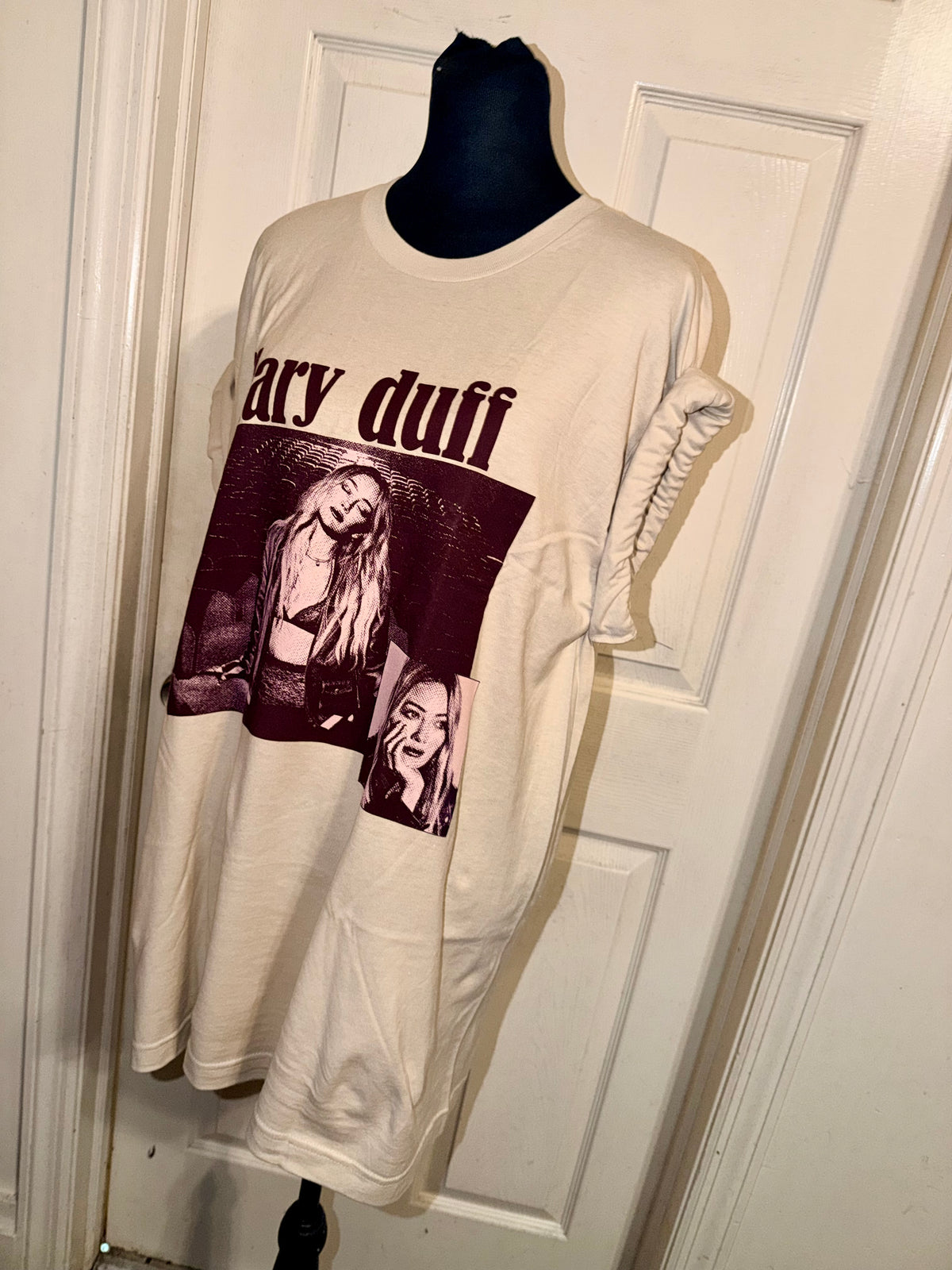 Hilary Duff Double Sided Oversized Tee