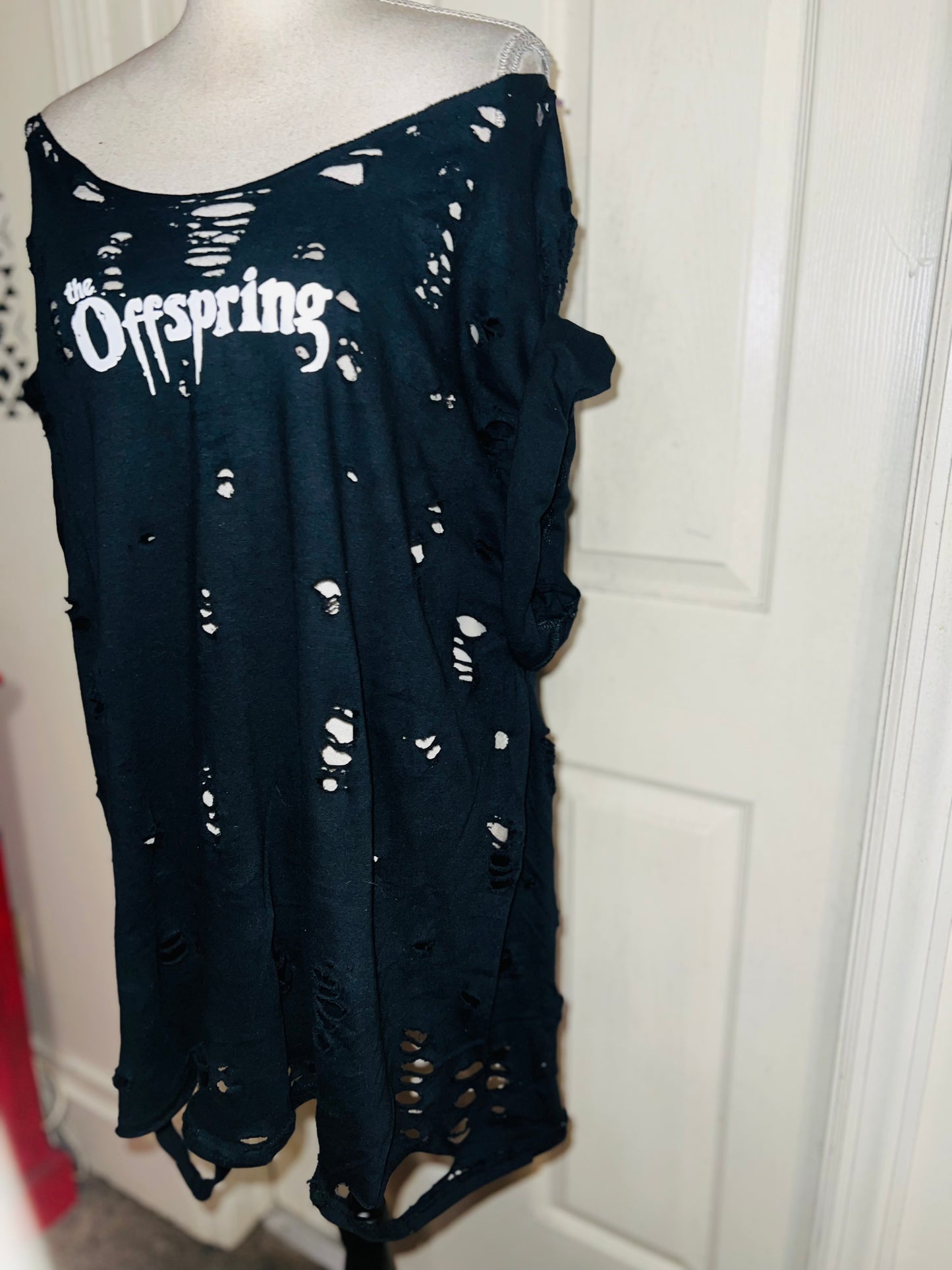 The Offspring Double Sided Oversized Distressed Tee