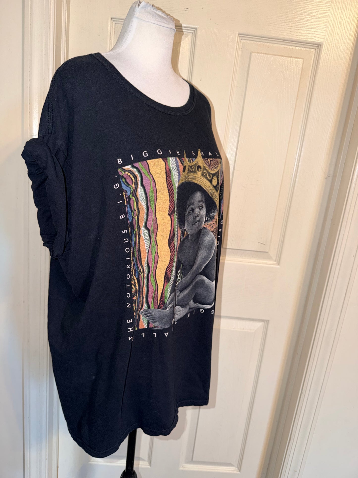 Notorious BIG Oversized Distressed Tee