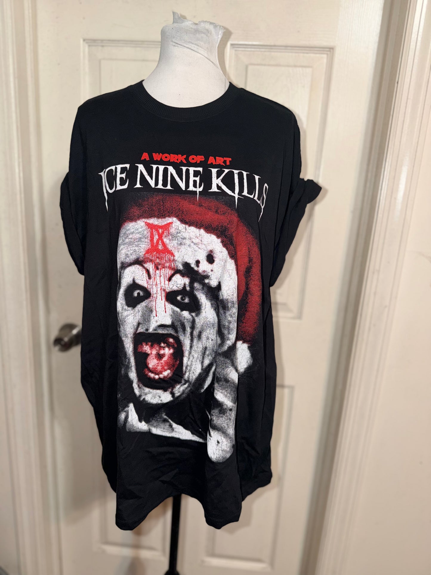 Ice Nine Kills Oversized Distressed Tee