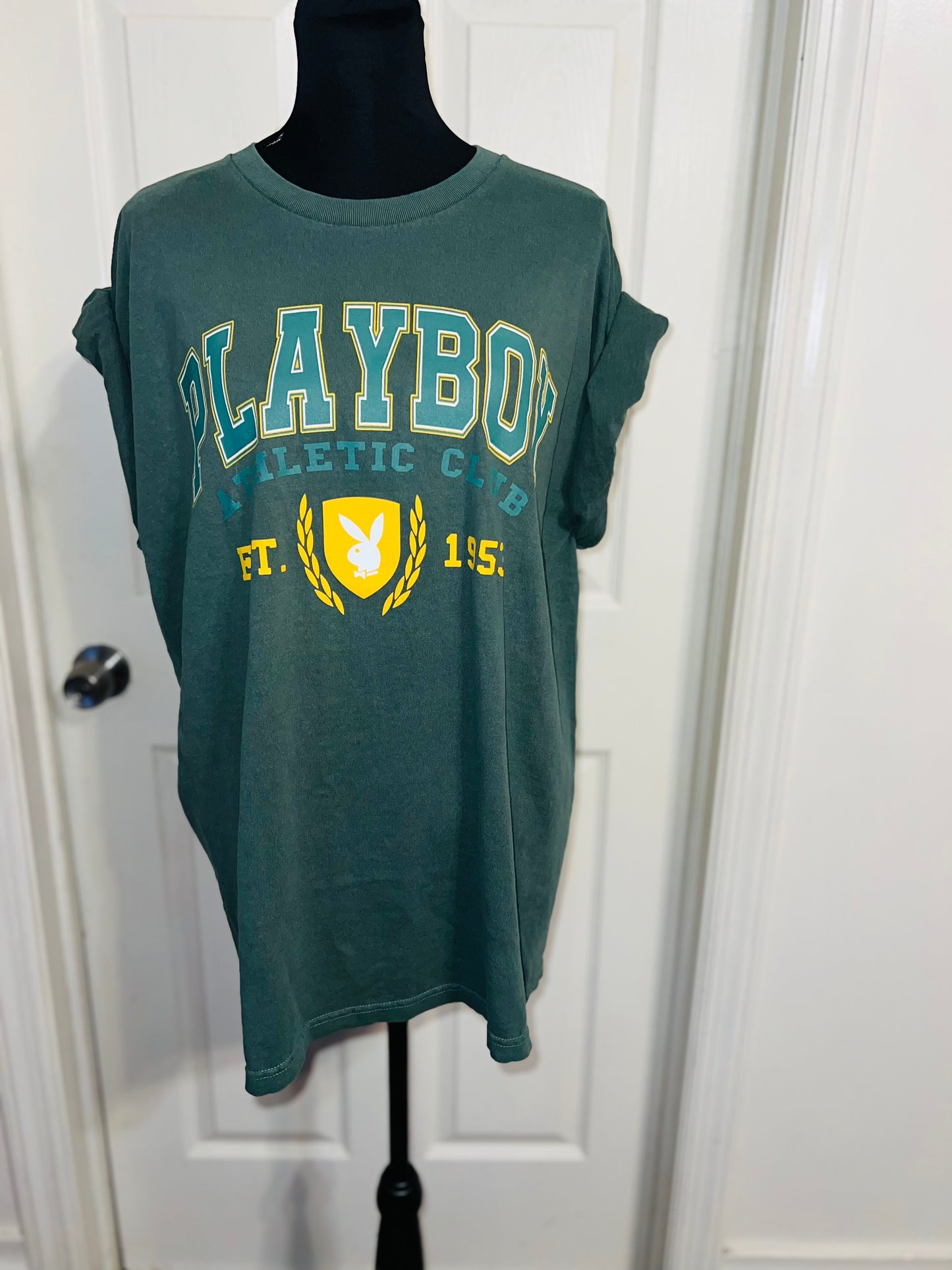 Playboy Oversized Distressed Tee