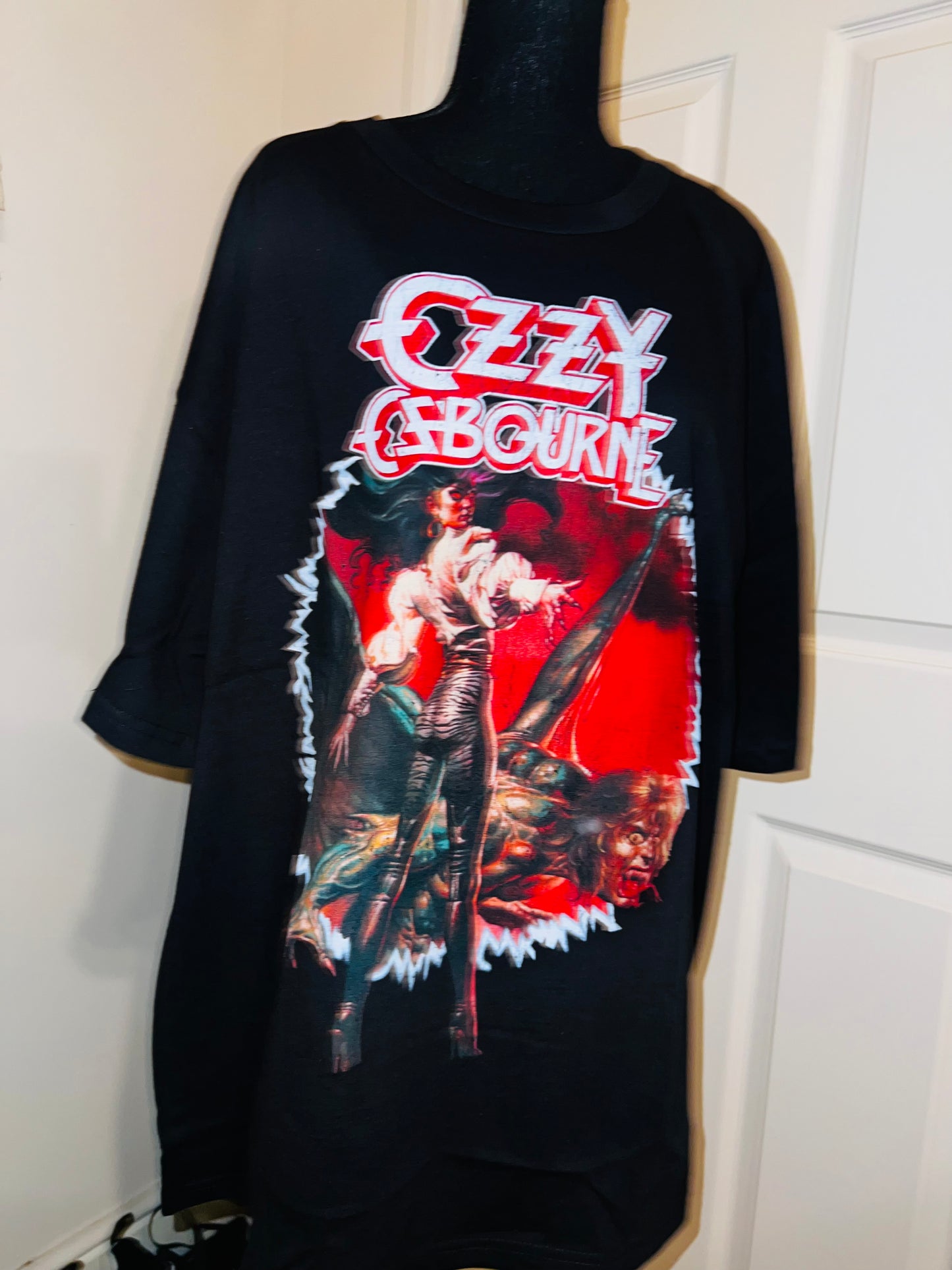 Ozzy Osbourne Oversized Distressed Tee