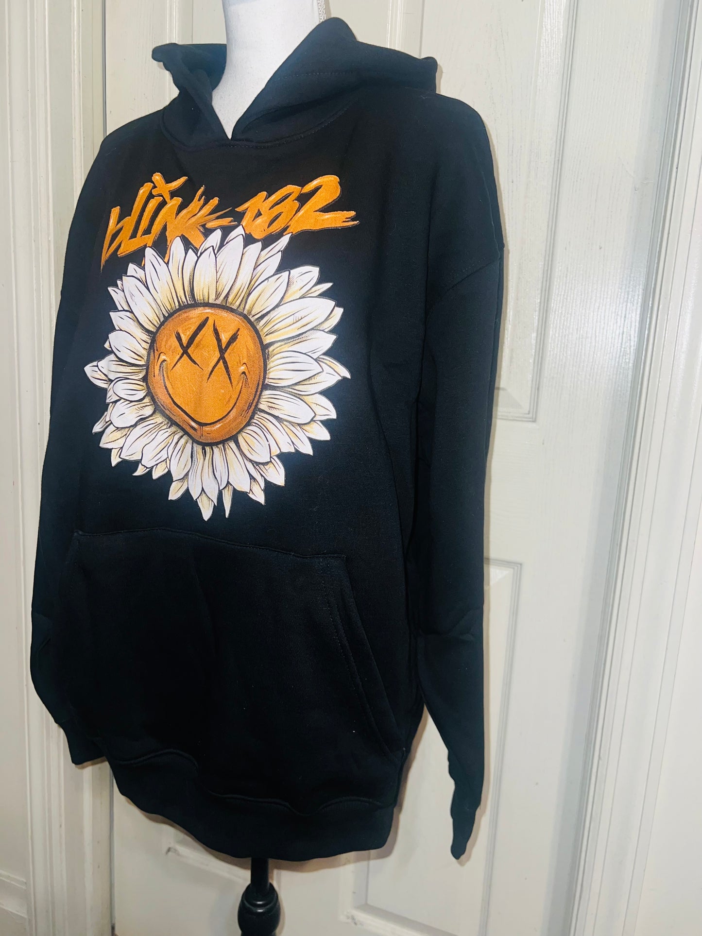 Blink 182 Oversized Distressed Sweatshirt