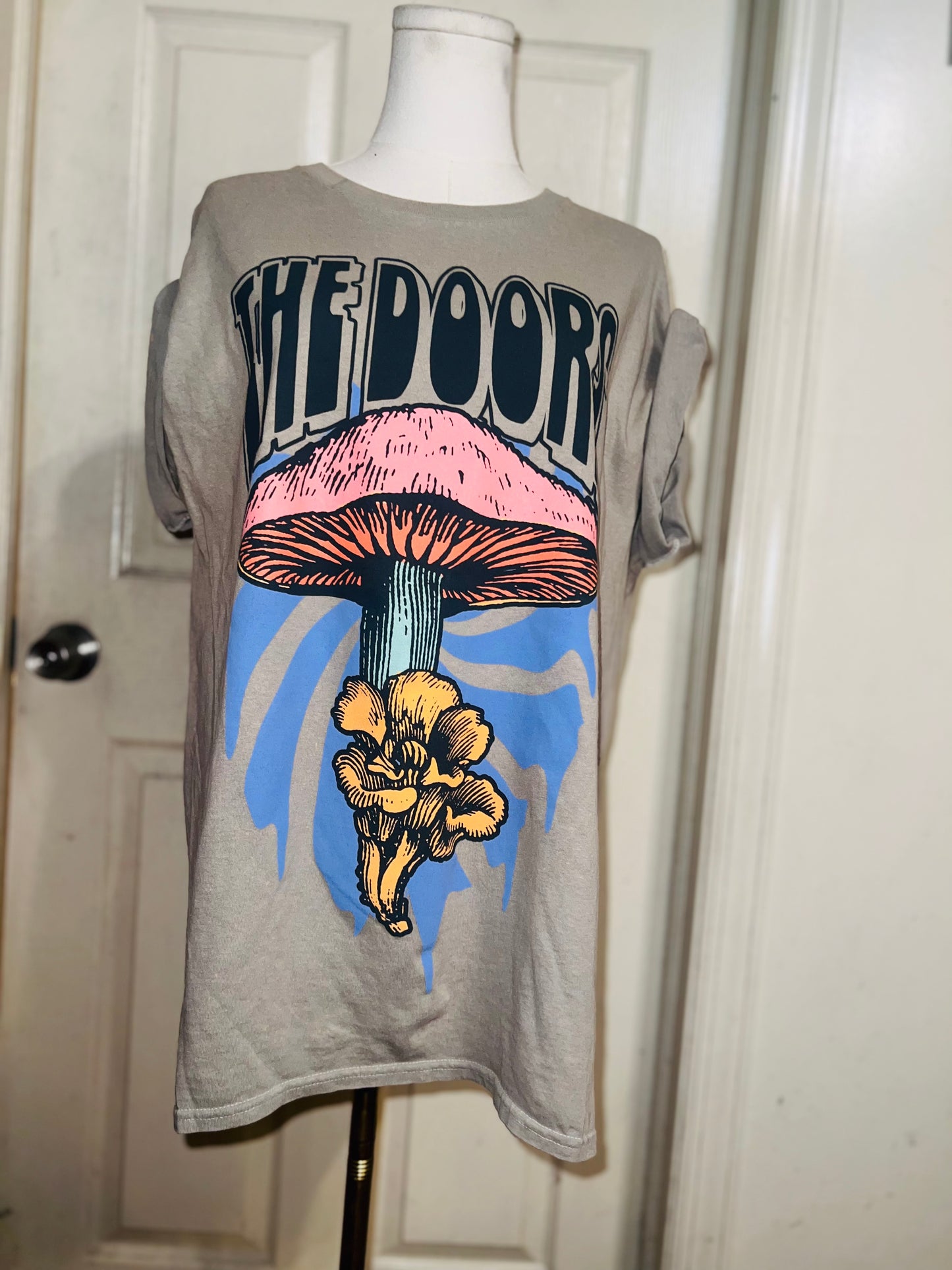 The Doors Double Sided Oversized Distressed Tee