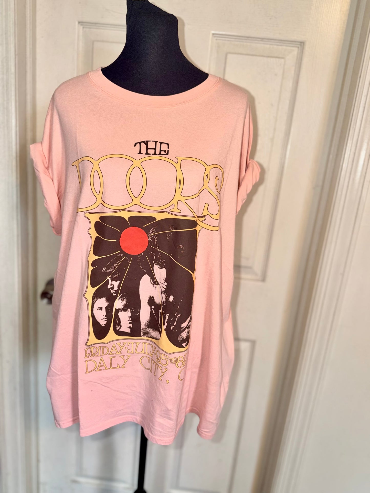 The Doors Oversized Distressed Tee