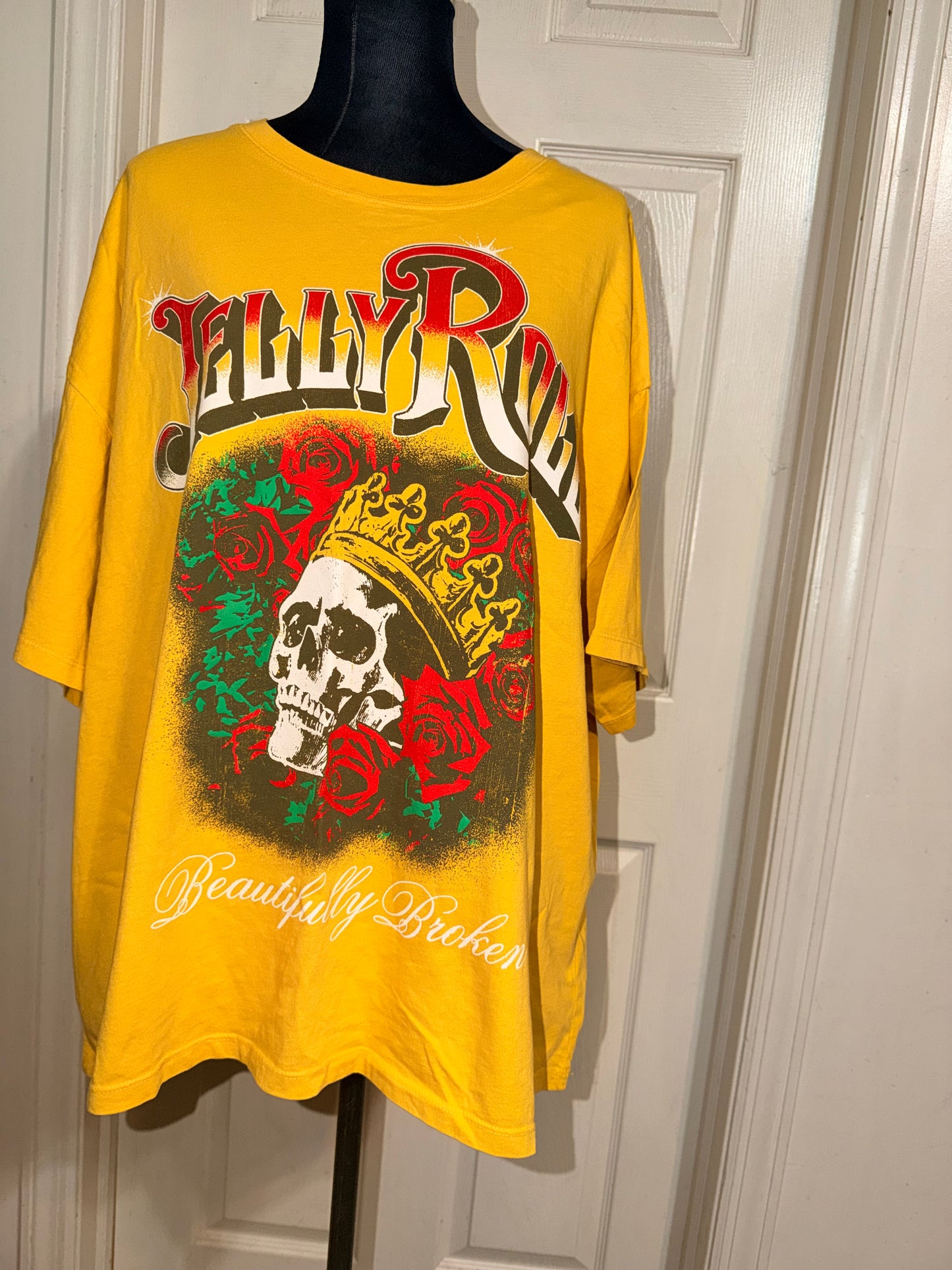 Jelly Roll Double Sided Oversized Distressed Tee