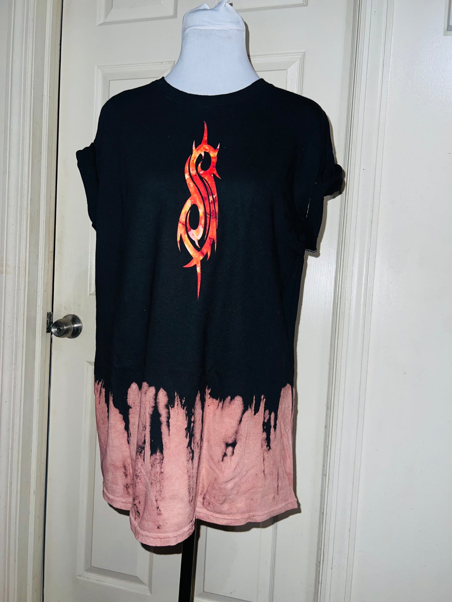 Slipknot Double Sided Oversized Distressed Tee