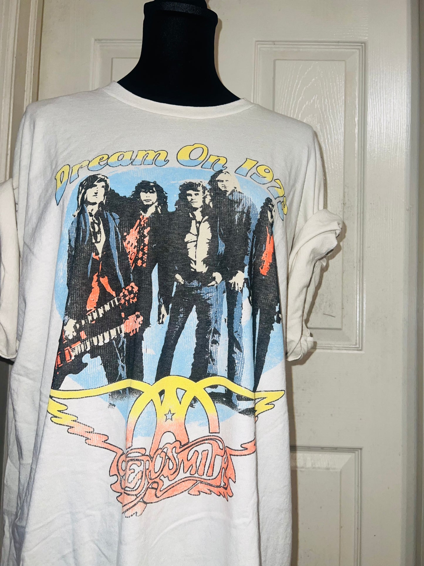 Aerosmith Oversized Distressed Tee