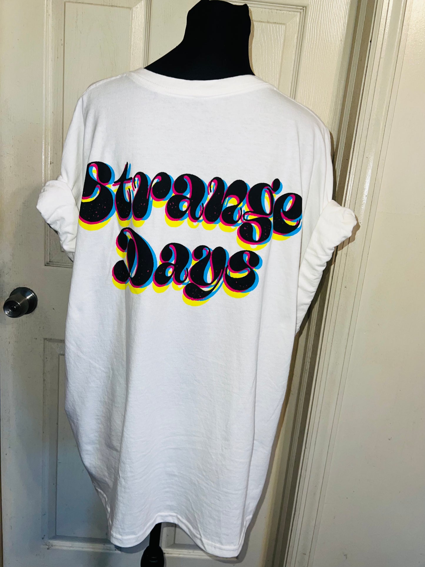 The Doors Double Sided Oversized Distressed Tee