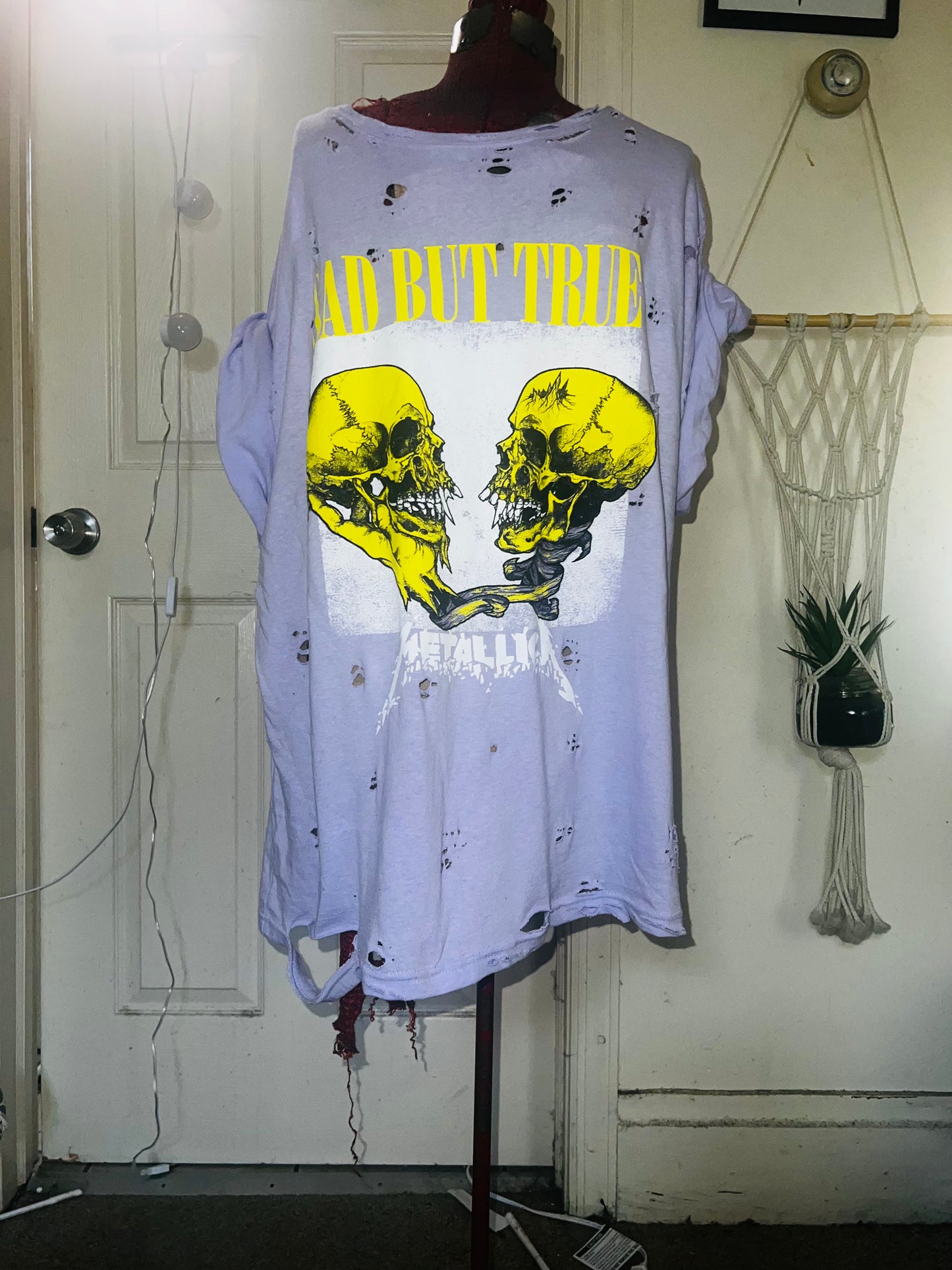 Metallica Oversized Distressed Tee