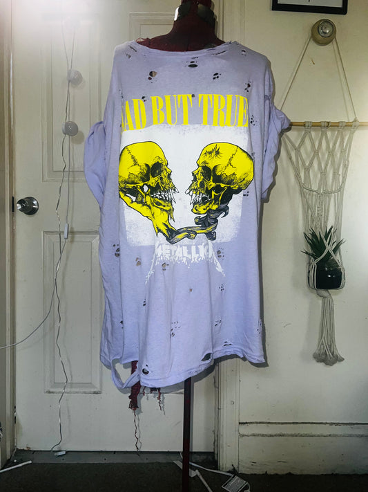 Metallica Oversized Distressed Tee