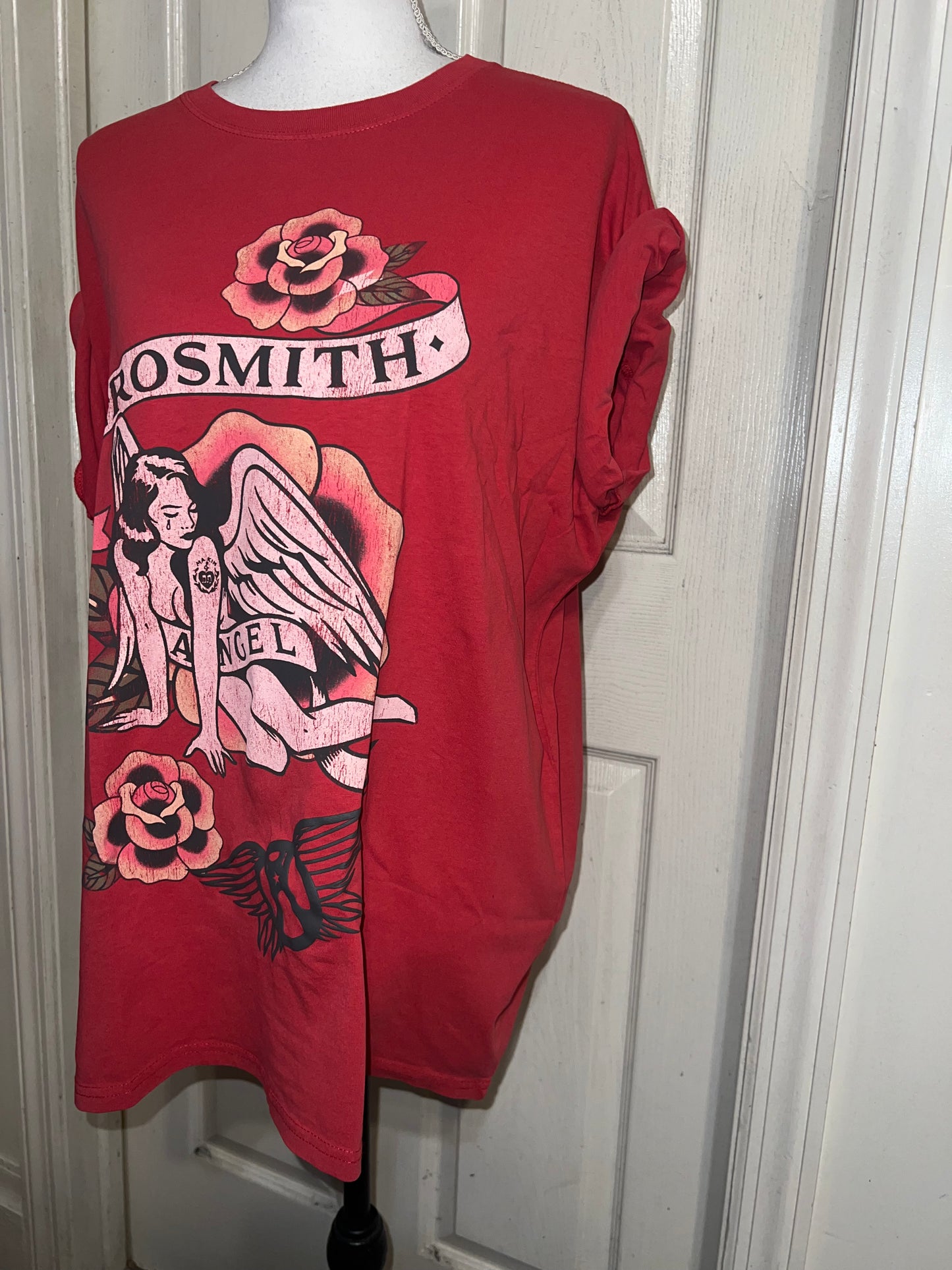 Aerosmith Oversized Distressed Tee