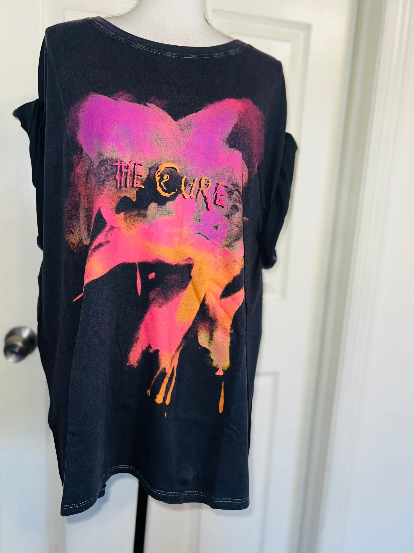 The Cure Oversized Distressed Tee