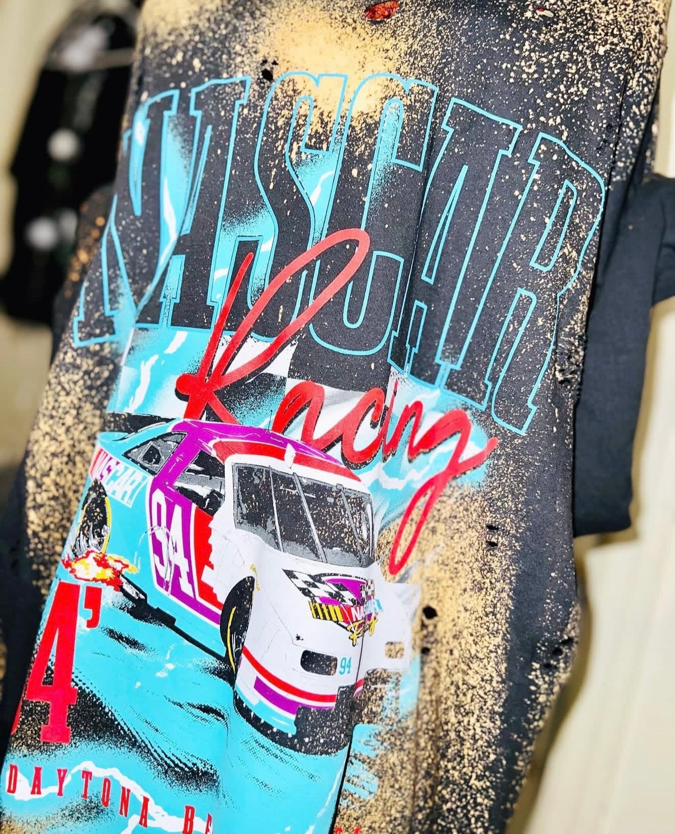 NASCAR Oversized Distressed Tee