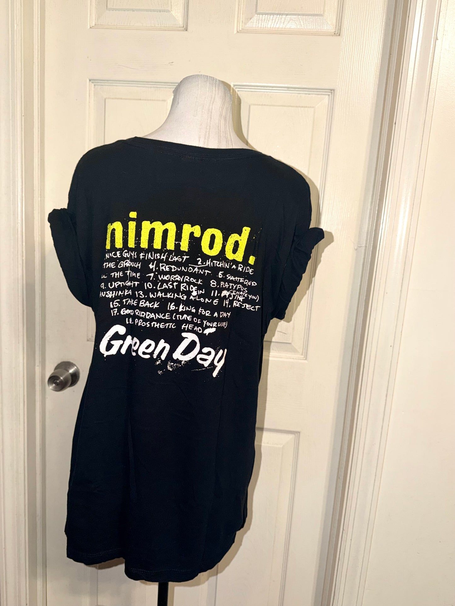 Green Day Double Sided Tee