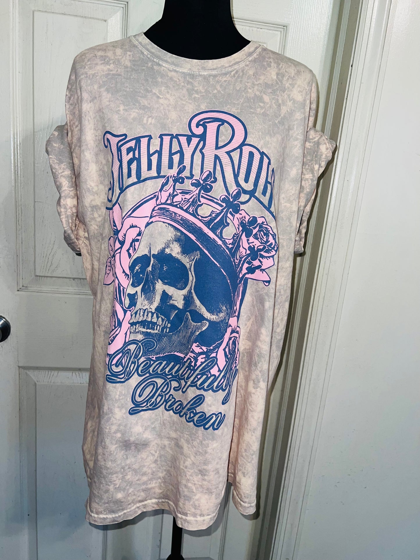 Jelly Roll Oversized Distressed Tee