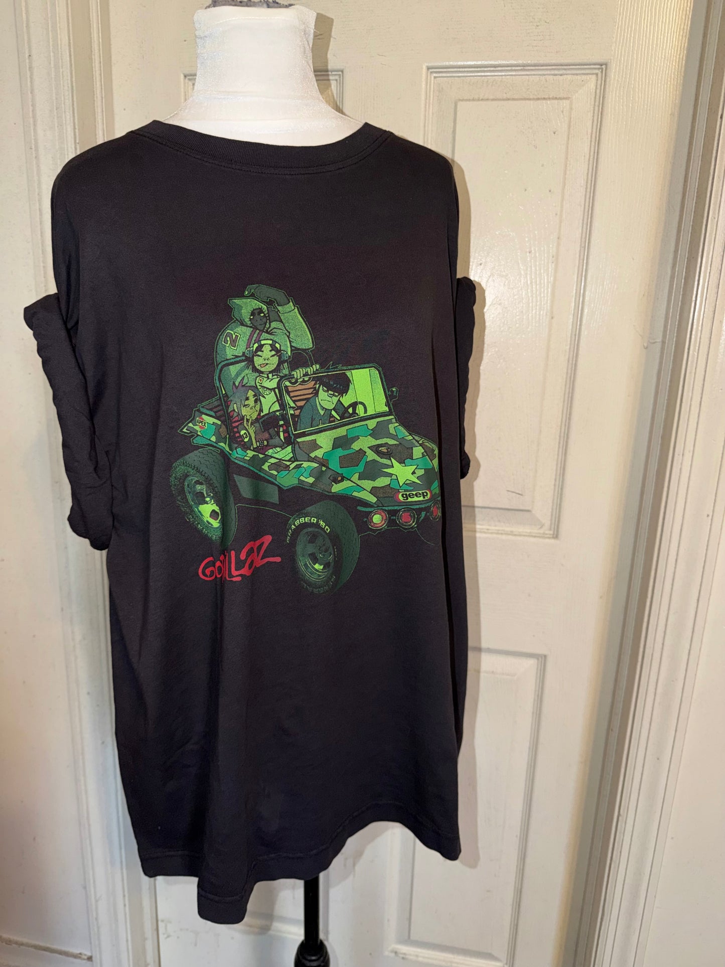 Gorillaz Oversized Distressed Tee