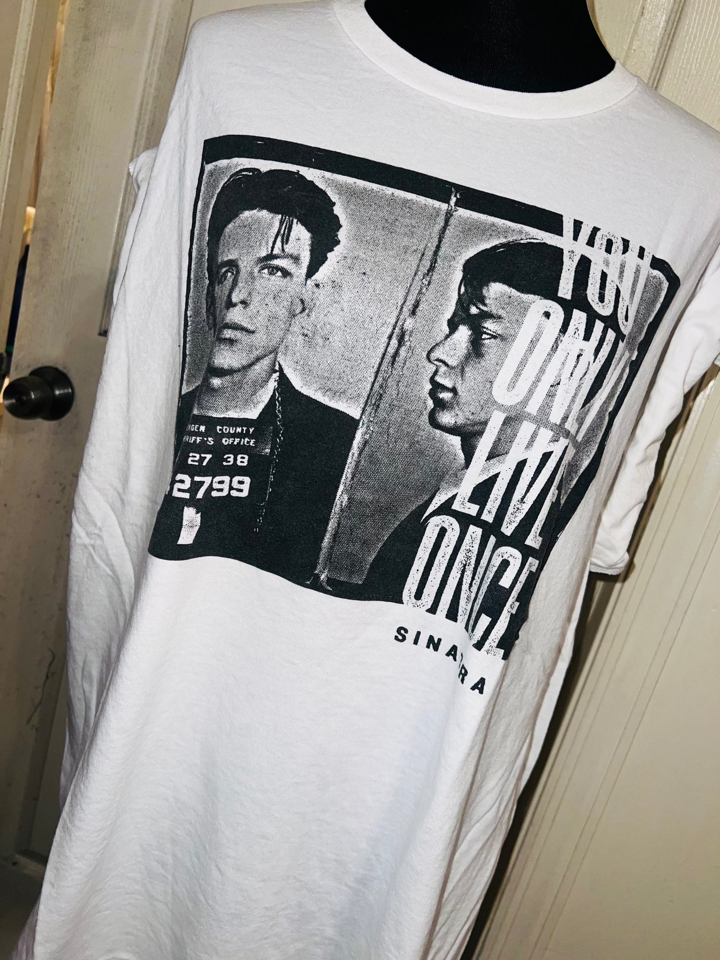 Frank Sinatra Oversized Distressed Tee