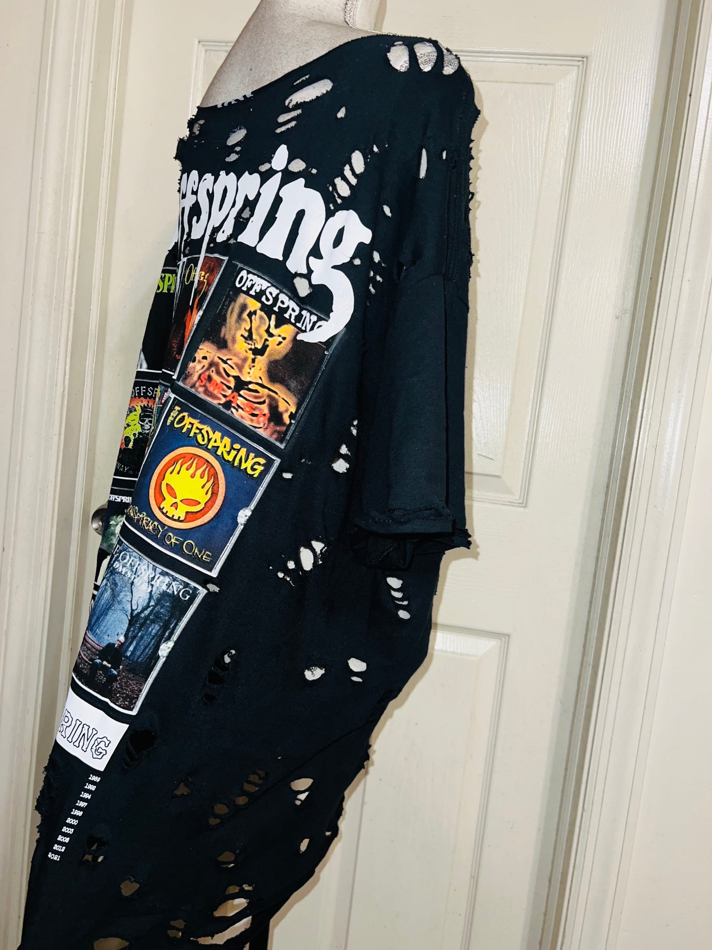 The Offspring Double Sided Oversized Distressed Tee