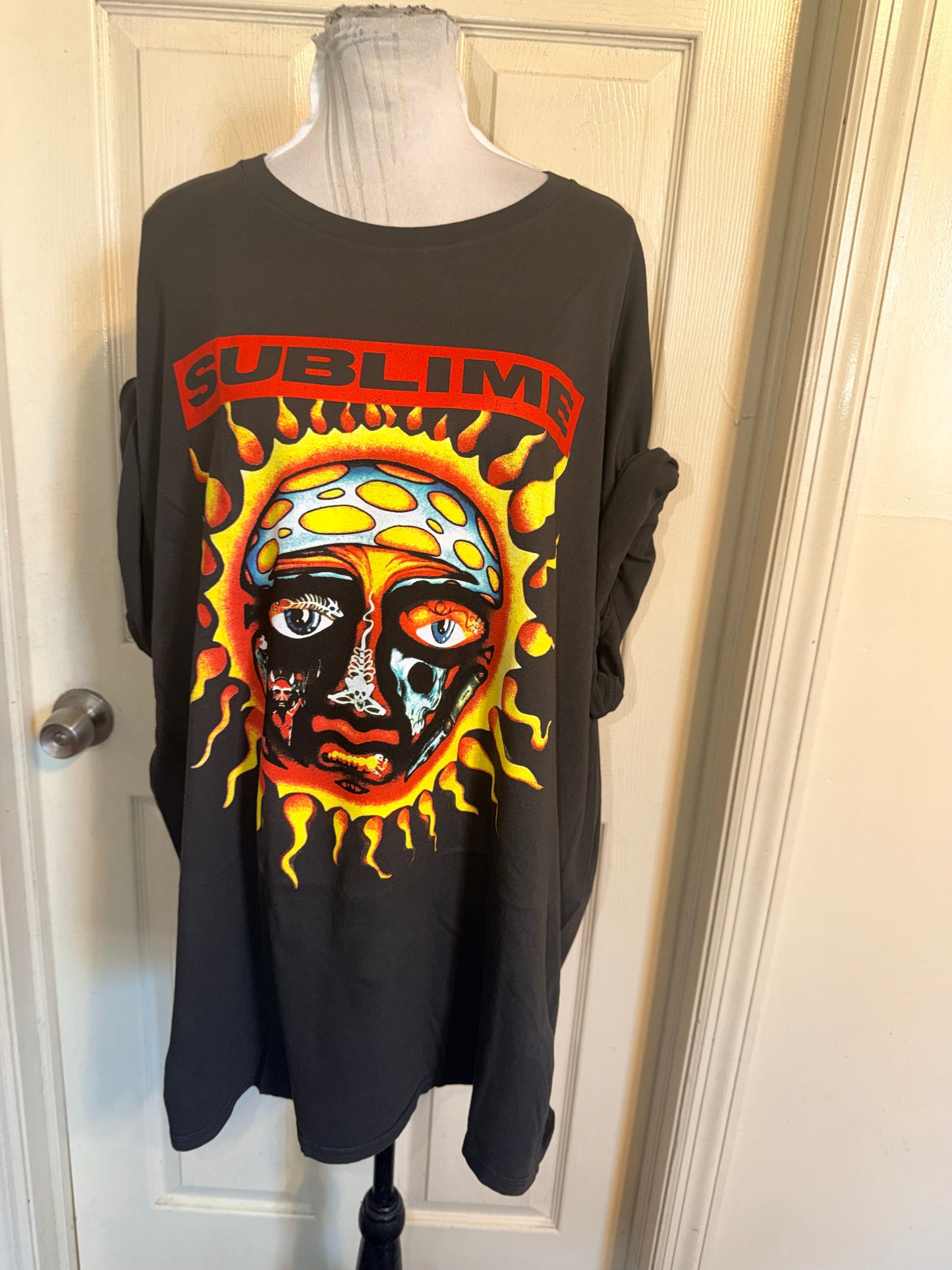Sublime Double Sided Oversized Distressed Tee