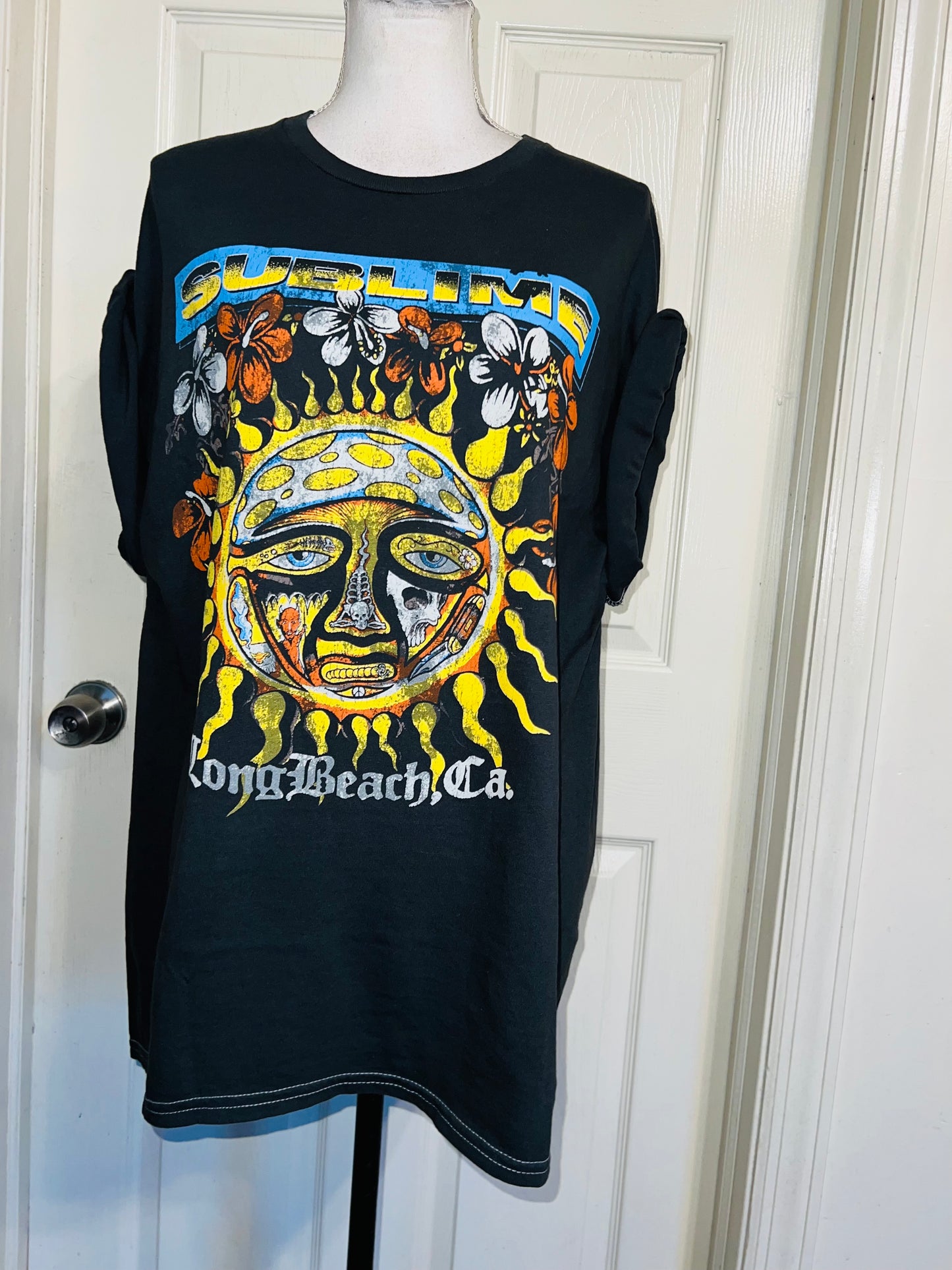Sublime Double Sided Oversized Distressed Tee