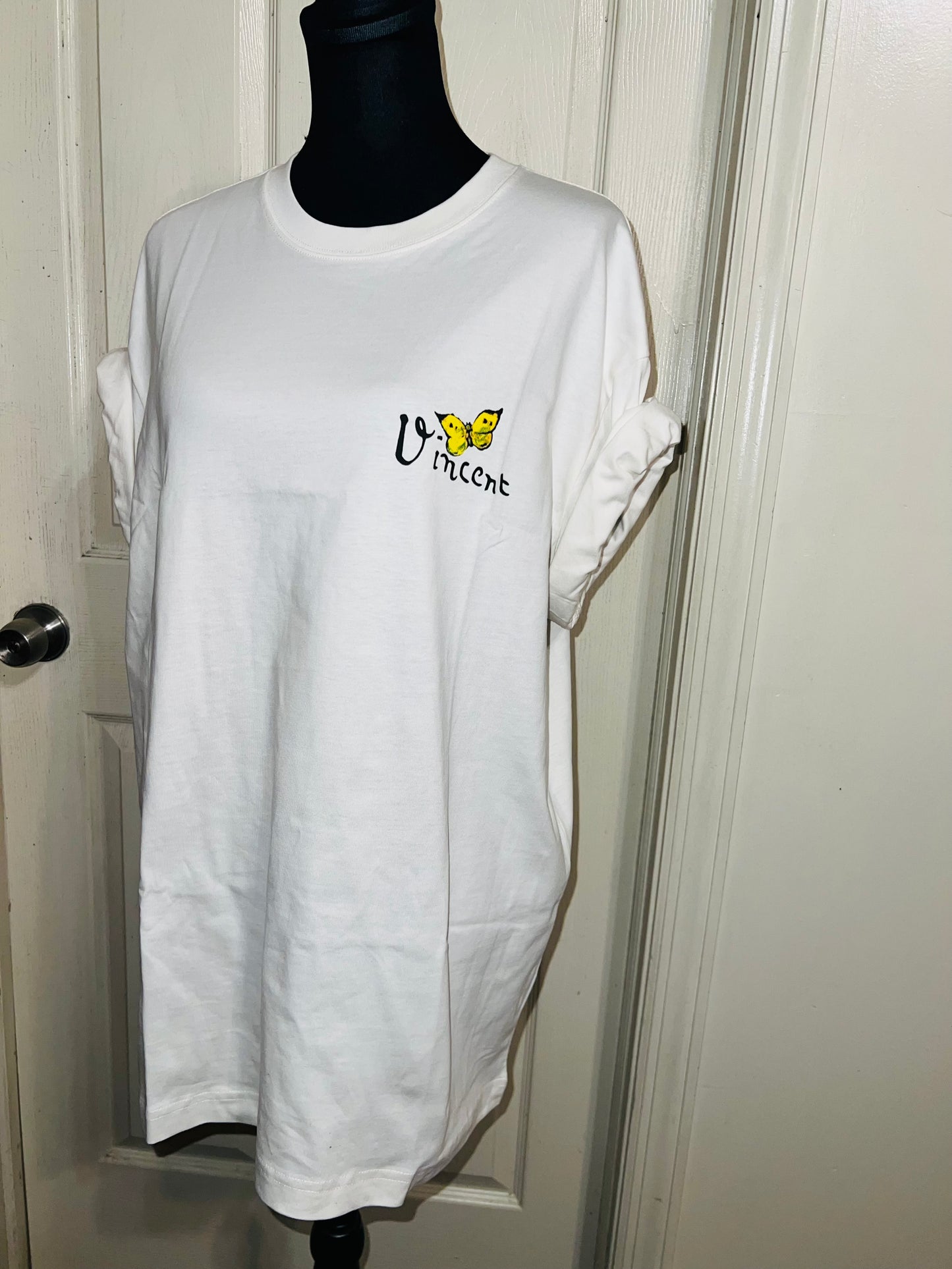 Vincent Van Gogh Double Sided Distressed Tee