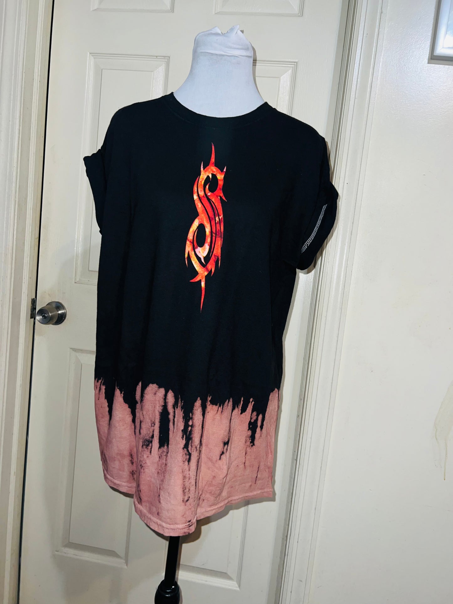 Slipknot Double Sided Oversized Distressed Tee