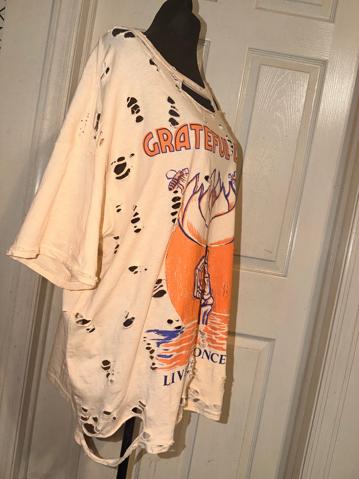 Grateful Dead Oversized Distressed Tee (as is)