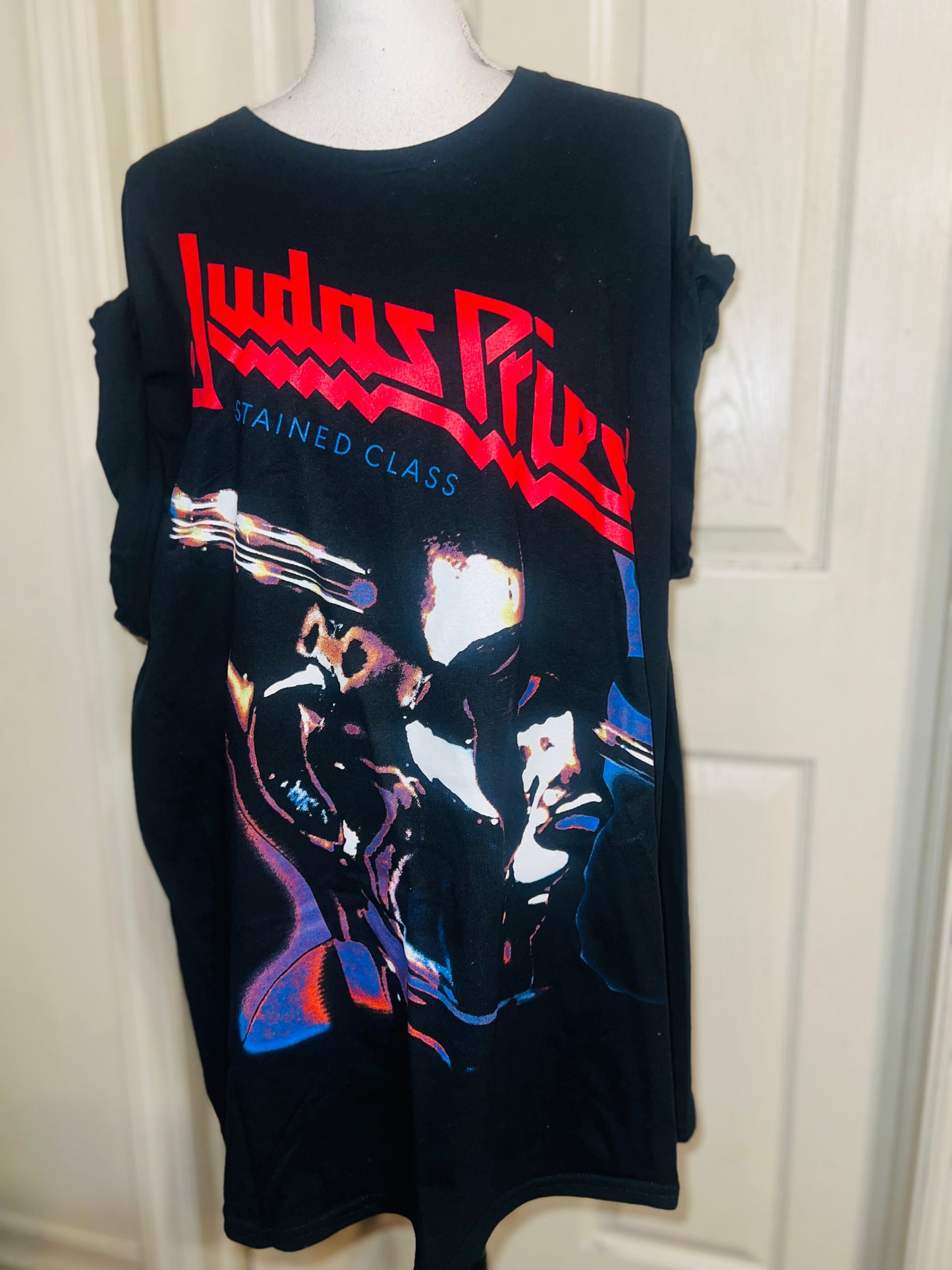 Judas Priest Oversized Distressed Tee