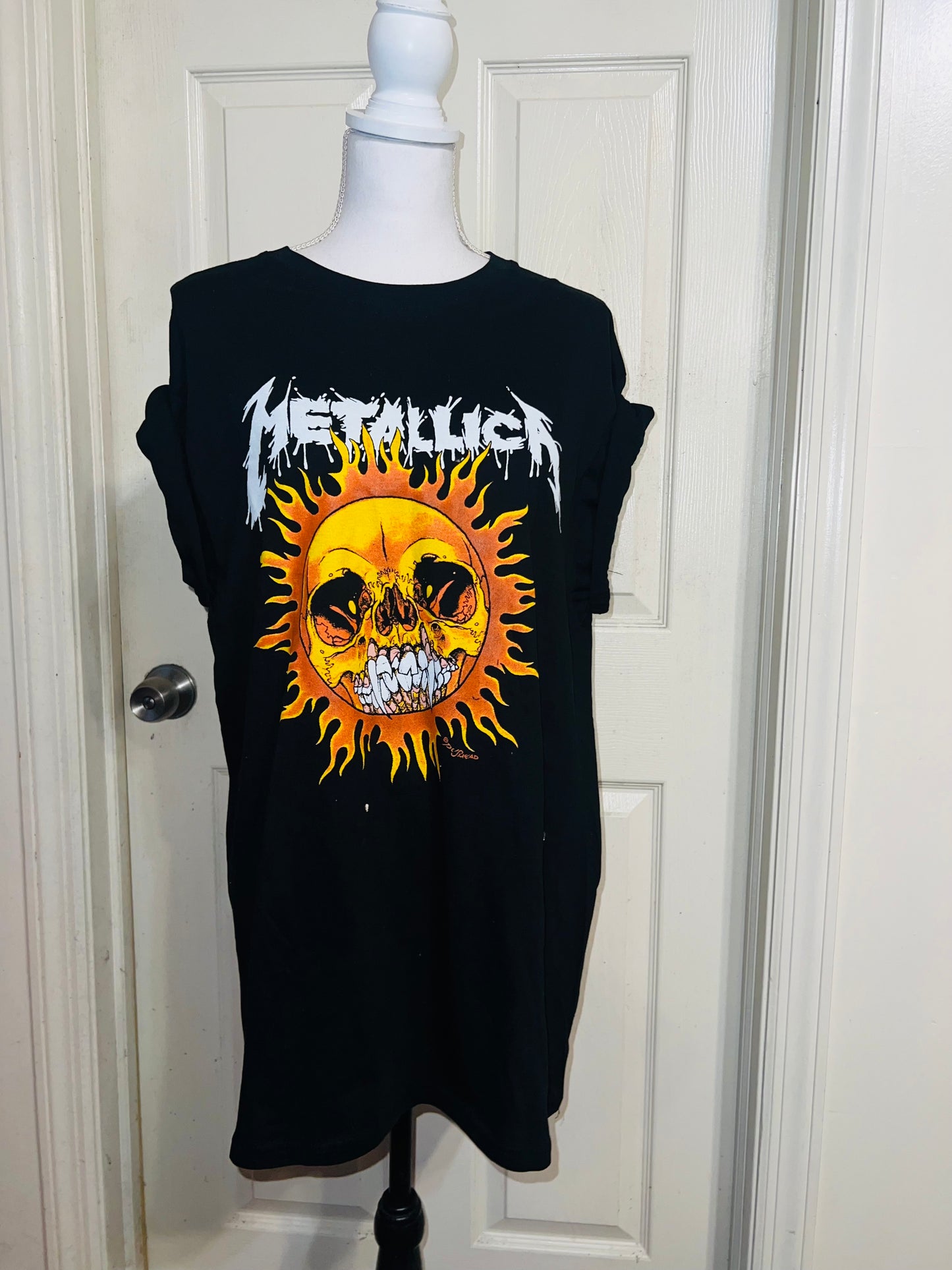 Metallica Oversized Distressed Tee