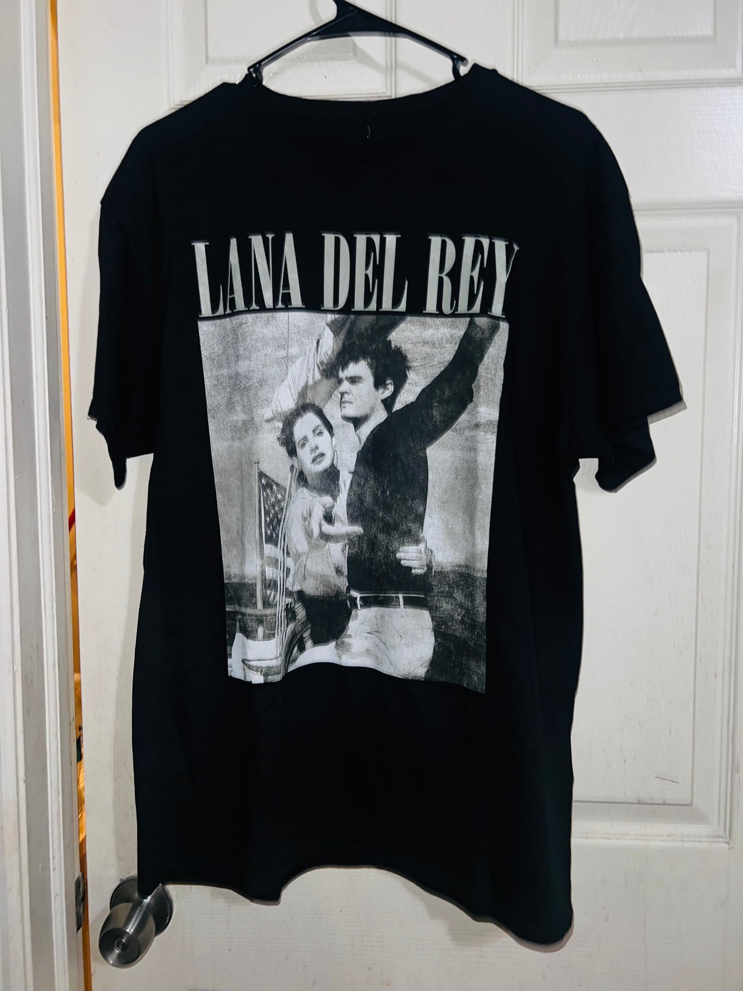 Lana Del Rey Norman Fing Rockwell Oversized Distressed Tee