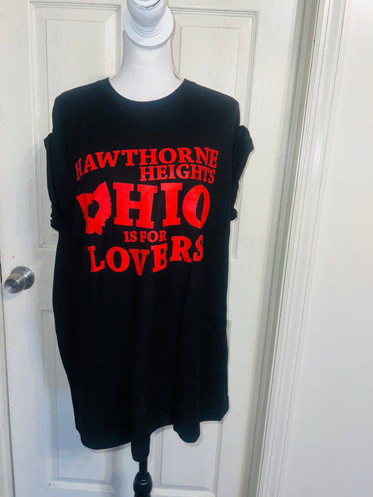 Hawthorne Heights Oversized Distressed Tee